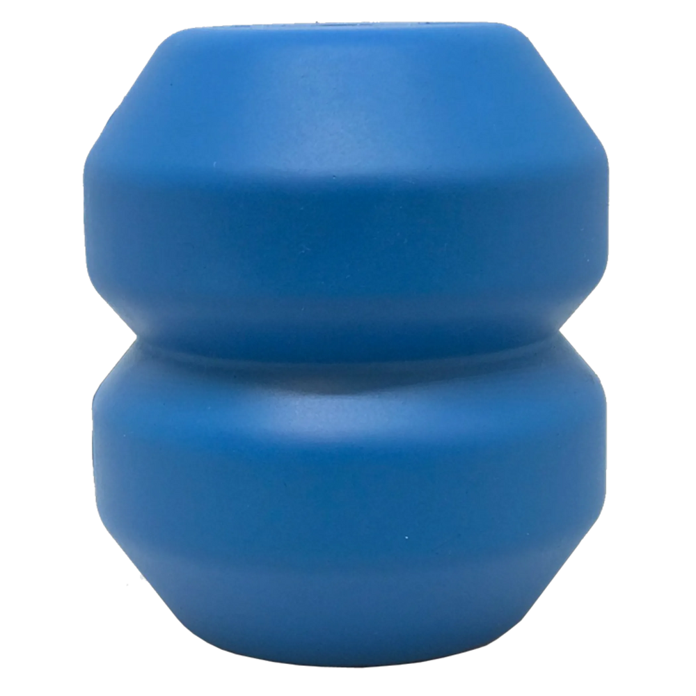 SodaPup Double Trouble blue rubber treat dispenser dog toy