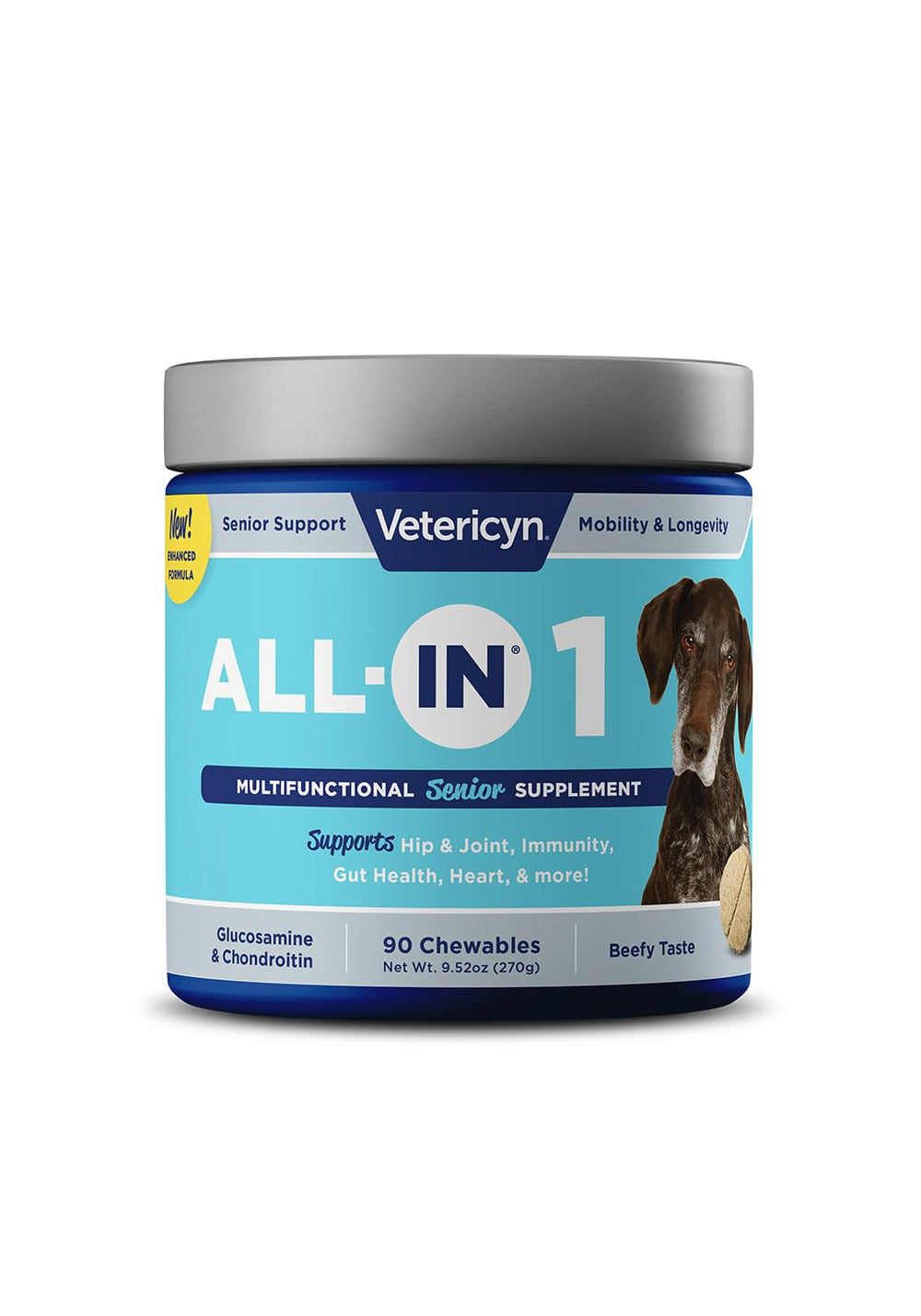 Vetericyn All-in-1 Senior Dog Supplement 90 Count