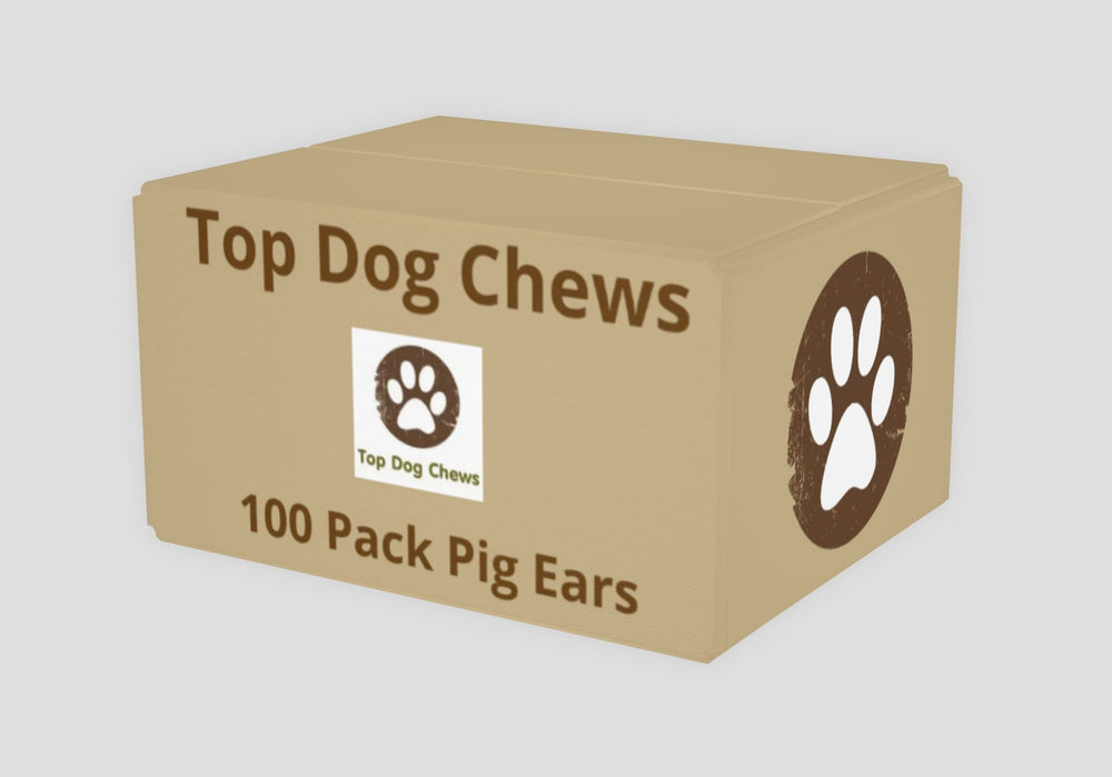 Top Dog Chews Pig Ears 100 Pack