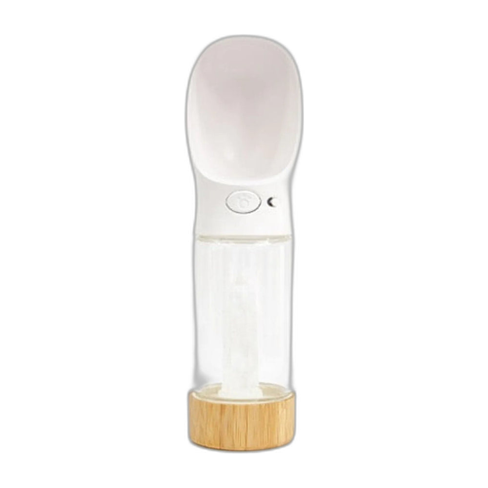 Merci Collective Urban Oasis Dog Water Bottle, 10 oz, shown on a white background
