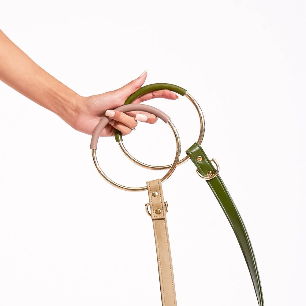 Merci Collective Hoopsy Hoop-Handle Dog Leash, Easy Grip