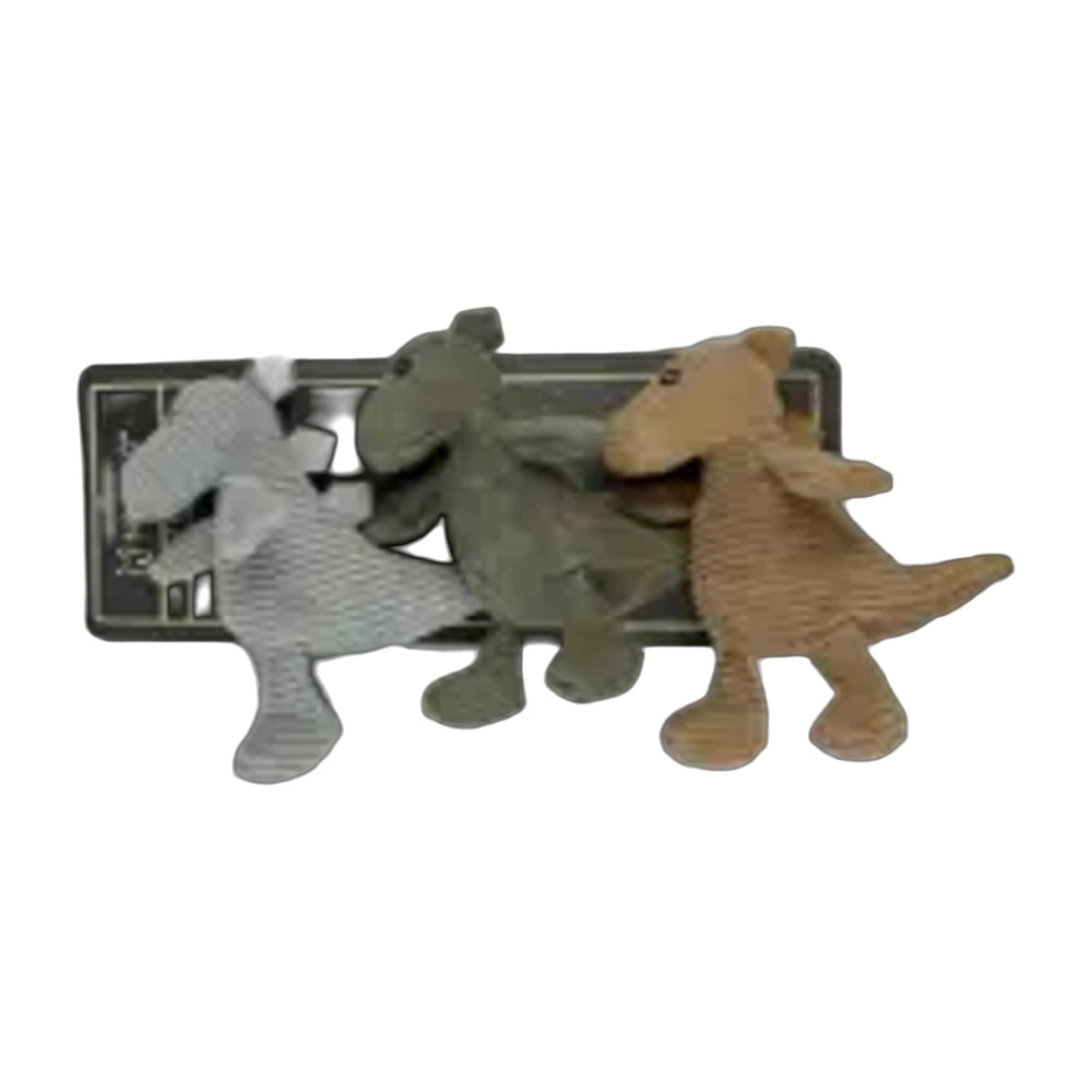 Nandog Mini Dino Squeaker Dog Toys, 3-Pack