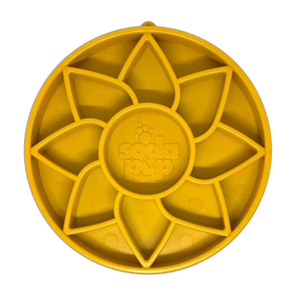 SodaPup Sunflower Dog Lick Tray
